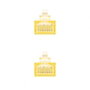 Nanocable Cable de Red Cat.6 UTP AWG24 Amarillo 1m